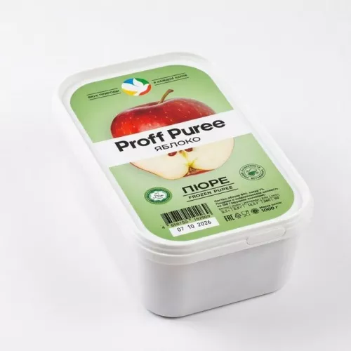 Пюре замороженное Яблоко Proff Puree, 1кг.