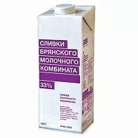 Сливки "БМК" 33%, 1л.