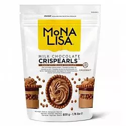 Шоколадные драже из молочного шоколада Crispearls, 50г.