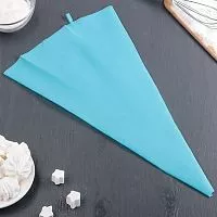 Мешок кондитерский 31*17см, желтый/голубой
