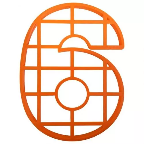 Пластик. форма для торта "Цифра 6/9" 25см