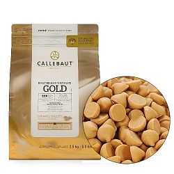 Шоколад Каллебаут Callebaut Белый с карамелью 30,4%, 1кг.