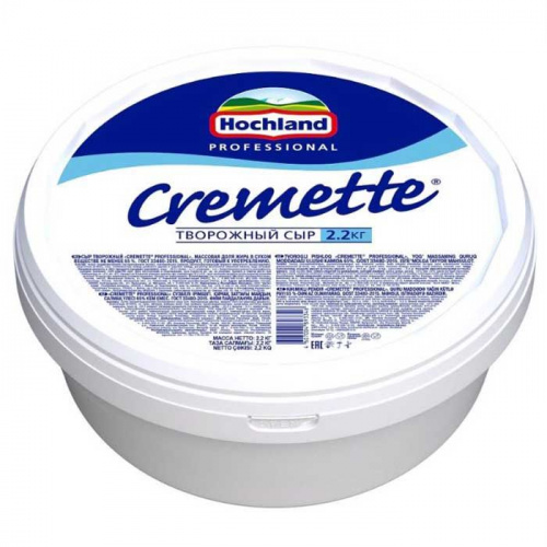 Творожный Сыр Креметто (Cremette), 2,2кг.