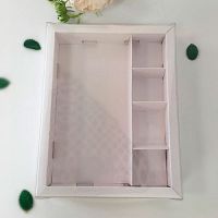 Коробка под 4 конфеты и плитку, 19,5*15*3см