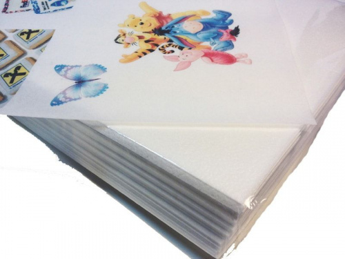 Бумага Вафельная (0,65мм) для пищевой печати, 25 листов
